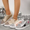 Women Sneakers 2024 Autumn New Sequins Star Patchwork Lightweight Sneakers Women Non-slip Soft Thick Sole Casual Shoes for Women 1