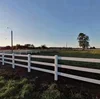 Fence PVC plastic vinyl coated ranch paddock horse fencing 4