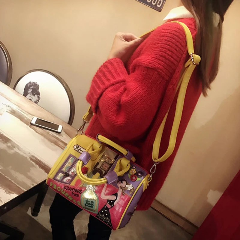 

High Quality Boston Bag Fashion Embroidered Shoulder Bags Women Luxury Purse and Handbag Designer Crossbody Bag Cute Satchel