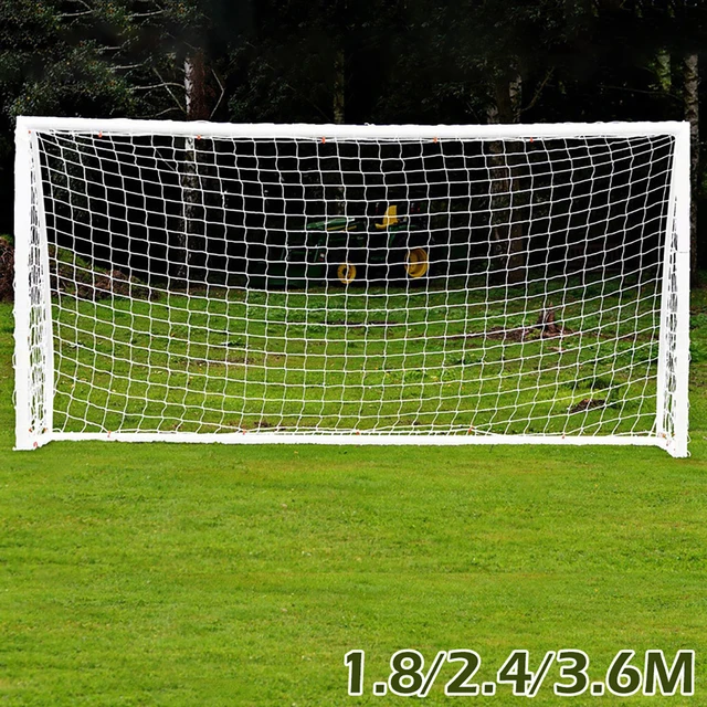 Football Net Football Soccer Goal Post Net Outdoor Sports Match Training Net 1.8M 2.4M 3.6M For Junior Sports Training Practice Football Net Football Soccer Goal Post Net Outdoor Sports Match Training Net 1.8M 2.4M 3.6M For Junior Sports Training Practice