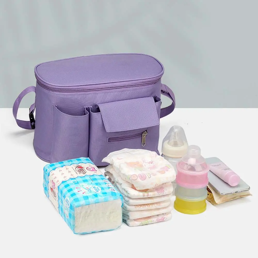 

Storage Pram Accessories Trolley Mummy Bag Baby Stroller Organizer Bag Baby Car Bag Bottle Holder Backpack Accessories