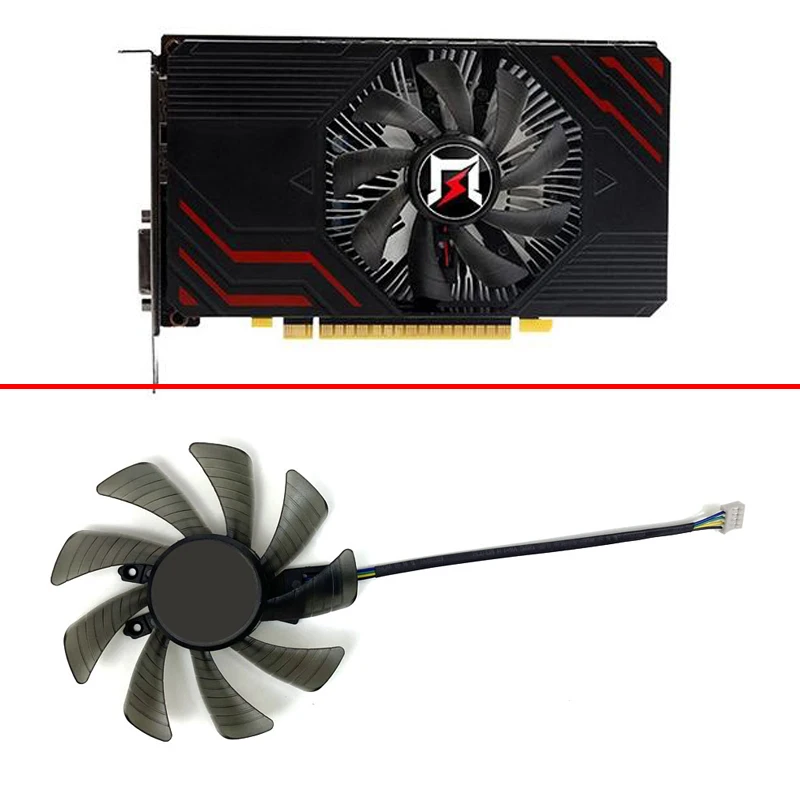 Ventola Di Raffreddamento 85Mm T129215Su 4Pin Gtx1630 660 Gpu Ventola Per Gainward Gtx1050 Ti Gtx 1630 Gtx 660 1660 1650 Ventola Della Scheda Grafica