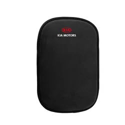 Enhanced Car Center Console Armrest Cushion Protective Mat (Black Old KIA)