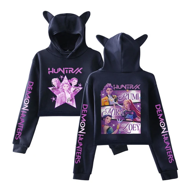 Demon Hunters Hoodie – Cotton Pullover With Fleece Lining, Harajuku Style For Men & Women (Sizes S-2XL)