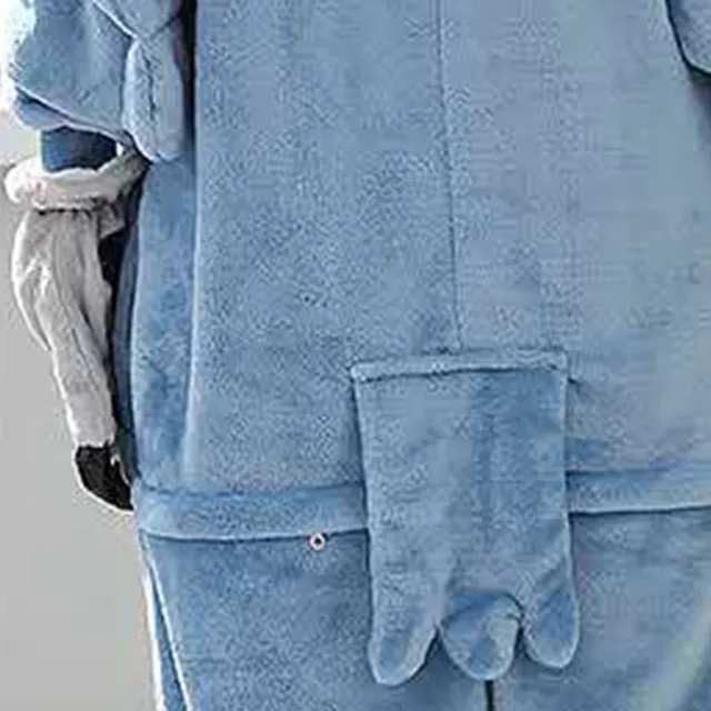 Pigiama Mucca Intero Per Adulti - Costume Animale In Peluche Unisex Per Halloween E Feste - Foto 11