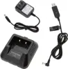Baofeng Charger UV-5R BF-F8HP Charger Two-Way Radio Charger 100v-240v with Adapter + USB Charger Cable for UV-5R Series Walkie 1