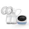 Double Breast Pump Portable Electric Breast Pump Hands Free Comfort Milk Collector for Breastfeeding with LED Screen BPA-free 1