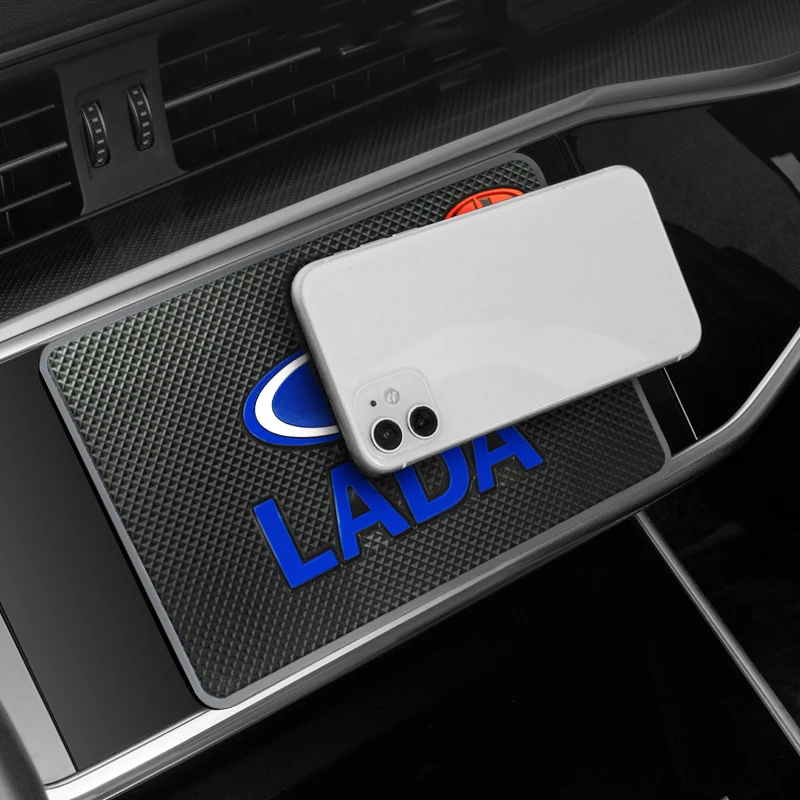 Car Non Slip Mat PVC Car Styling Anti-Slip Mat Silicone Dashboard Non-Slip Pad For Lada Niva Vesta Samara Kalina Priora Granta Largus Accessories