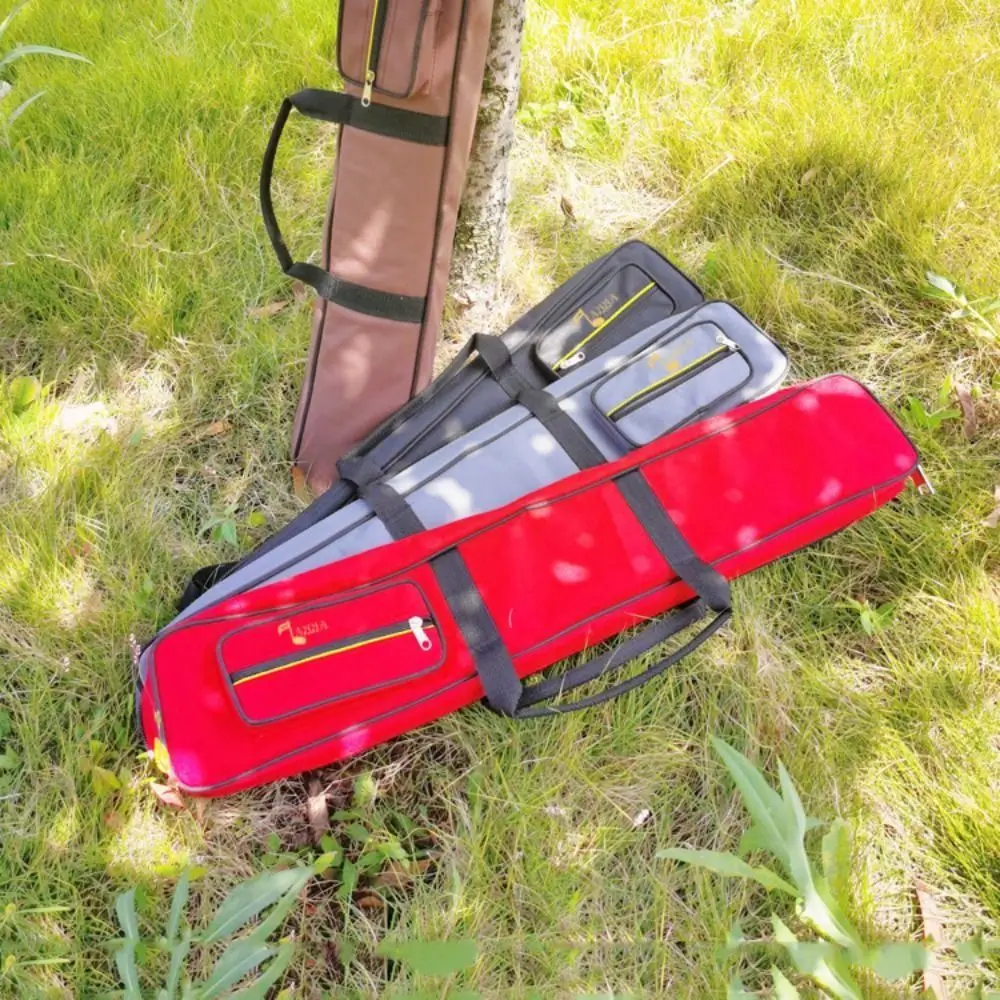 캔버스 대나무 플루트 보관 숄더백 보호 방수 대나무 플루트 휴대 가방 두꺼운 대용량 플루트 케이스