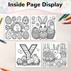 Adult Picture Book: Enchanting Easter Bunny Coloring Book with Dreamy Scenes for Relaxation and Creativity 4