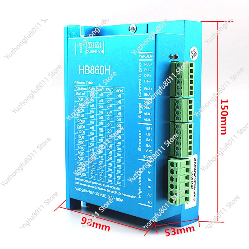 클로즈드 루프 스테퍼 모터 드라이버 HB860H 네마 86 클로즈드 루프 스테퍼 모터용