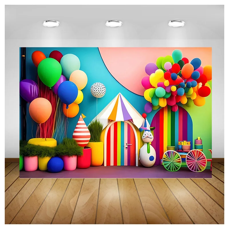 

ZHISUXI Birthday Newborn Photography Backdrops Prop Air Balloon Portrait Party Baby Shower Photo Studio Background BB-08