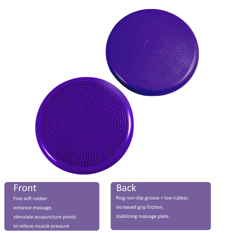 Yoga Balance Mat Fitness Inflatable Body Balance Pad Yoga Sports Workout Gym Mats Waist Legs Arms Core Training Massage Cushion