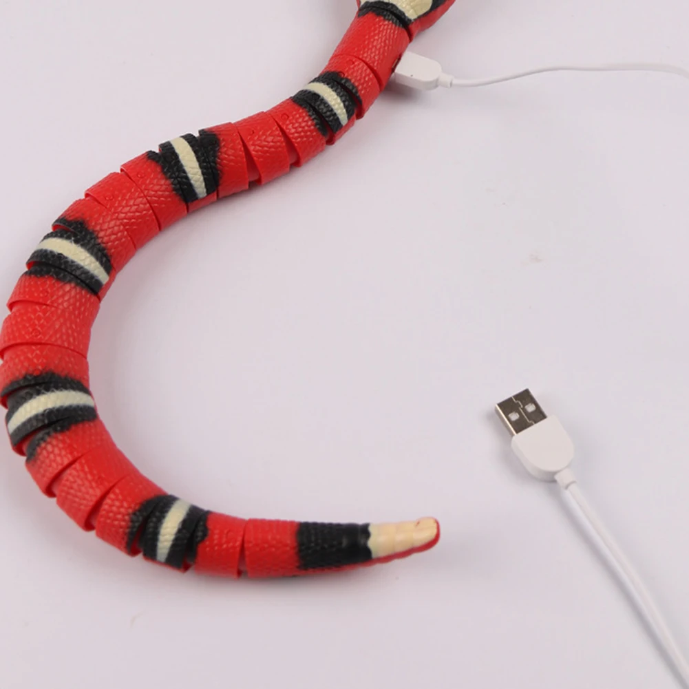 2x Serpiente Juguete Usb Recargable Móvil Interactivo Para