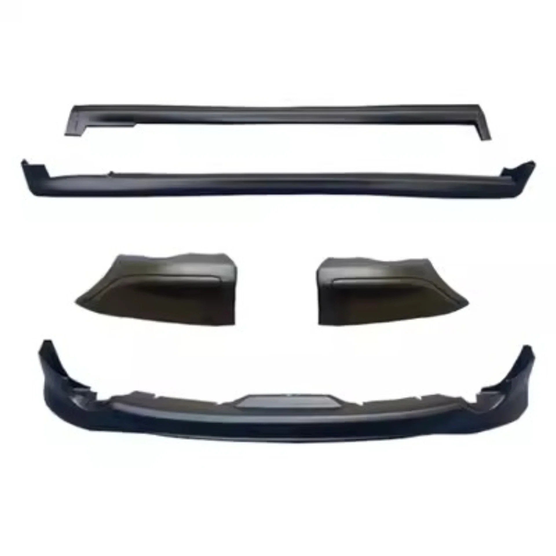Splitter Labbro Laterale Per Paraurti Posteriore - 2 Pezzi In ABS Nero Per W176 AMG Line (2013-2018) - 2