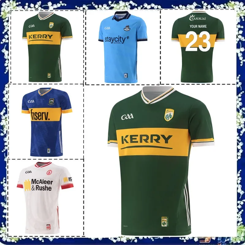 

2024 Kerry GAA Home Jersey Shirt Mens DERRY GAA Home Jersey 2024 Rugby Jersey Tipperary GAA Home County Jerseys Size:S-5XL