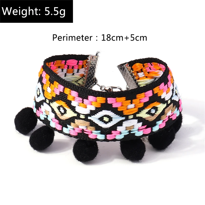 Böhmen Stickerei Stern Quaste Armband für Frauen handgemachte verstellbare Seil geflochtene Armbänder Mädchen Party Urlaub Schmuck Geschenke – Detail 26