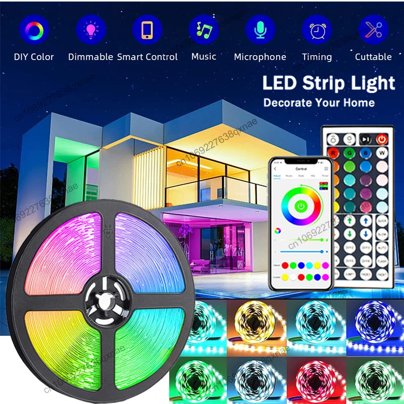 LED 1-5m 10m 15m 20m 30m LED Lights for Room TV Backlight ...