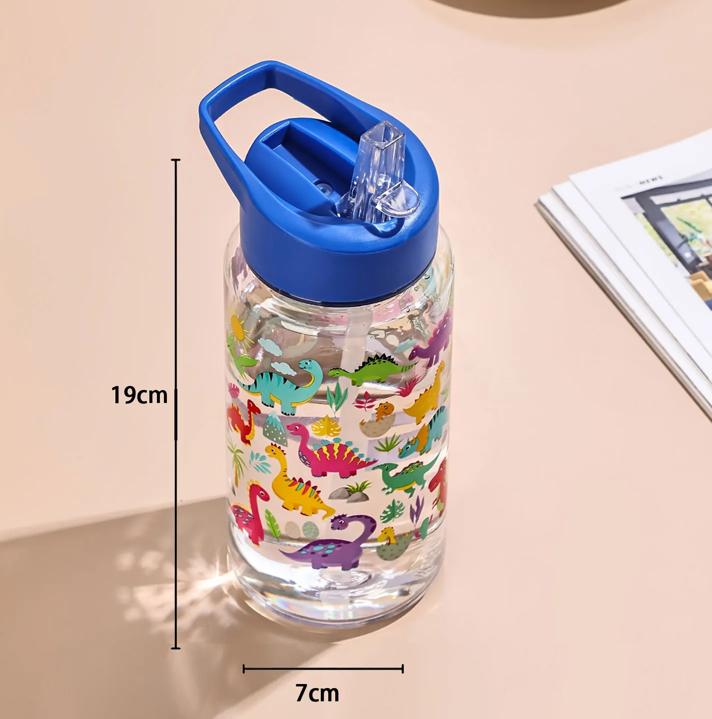 Cute Dinosaur Straw Cup 3