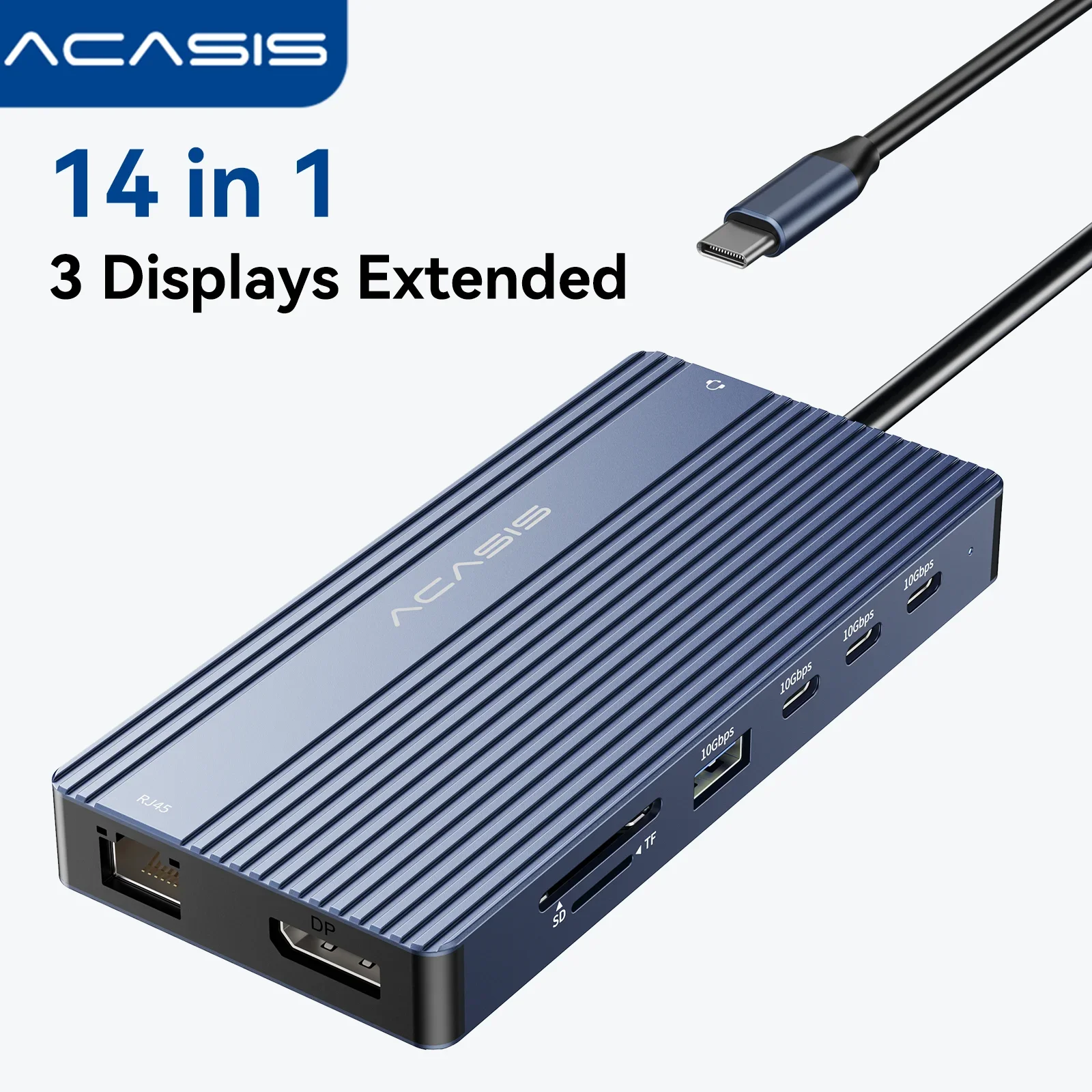 14-in-1 USB Cドッキングステーション100W MacWindows 14-in-1 USB Cドッキングステーション100W MacWindows 14-in-1 USB C
