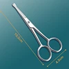 1pc Round Head Safety Cuticle Manicure Scissors Professional Small Clipper Eyebrow Nose Hair Cut Trimming tweezers 6