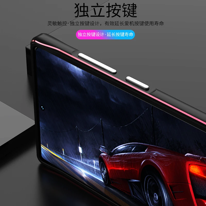 Luxury Bumper Case For Samsung Galaxy S22 Ultra Aluminum Metal Frame for Galaxy S22 Ultra 5G Camera  lens protective film Case