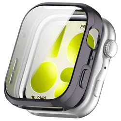 Premium TPU Screen Protector Case: Full Cover Protective Frame Bumper for Smartwatch Accessories (Gun)