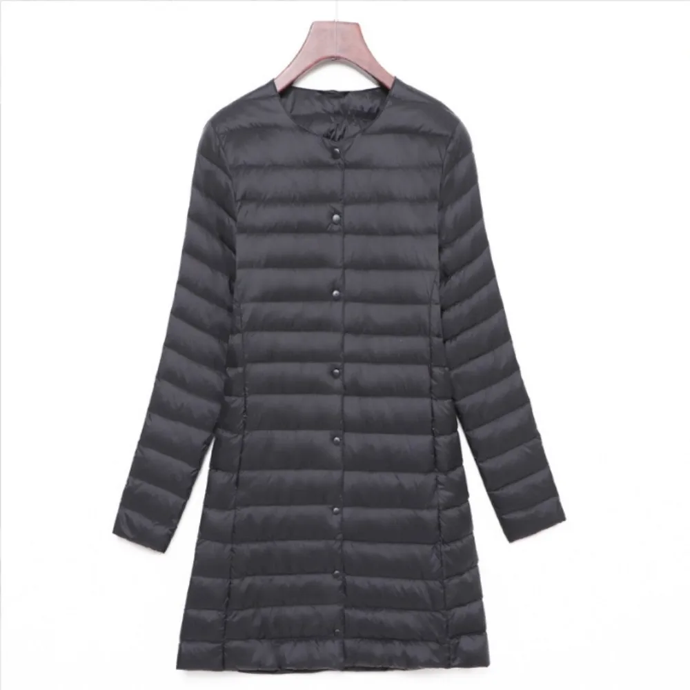 

Уличная Новинка Зима 2024 верхняя одежда женское длинное пальто