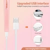 YIKOOLIN Portable Manicure Set with 4 Speeds Professional Manicure and Pedicure Tools Exfoliation and Polishing for Nail Salon 5