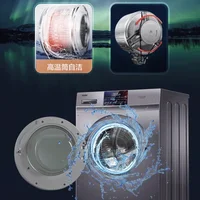 Nouvelle machine à laver à tambour de grande capacité entièrement automatique 10 kg kg commande domestique lavage et séchage tout en un 3