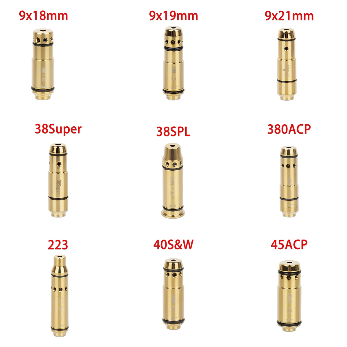 Red Dot Laser Sight Training Bullet Switch Cover 223Rem .380ACP .40S&W 9x19mm Taurus G2C Trainer Cartridge Boresighter Button Switch red dot laser sight dry fire laser trainer laser bore sight laser sight