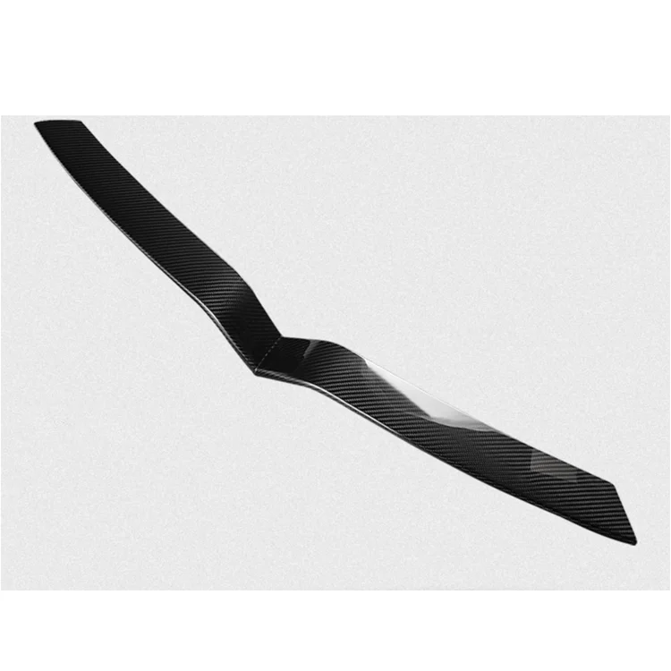 

carbon fiber front center grille cover trim for tesla model x exterior accessories