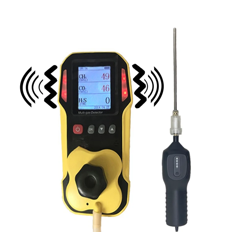 

Sewage Portable handheld pump infrared Cell Measurement Gas Leak Detector 100%CH4 CO2 biogas analyzer device
