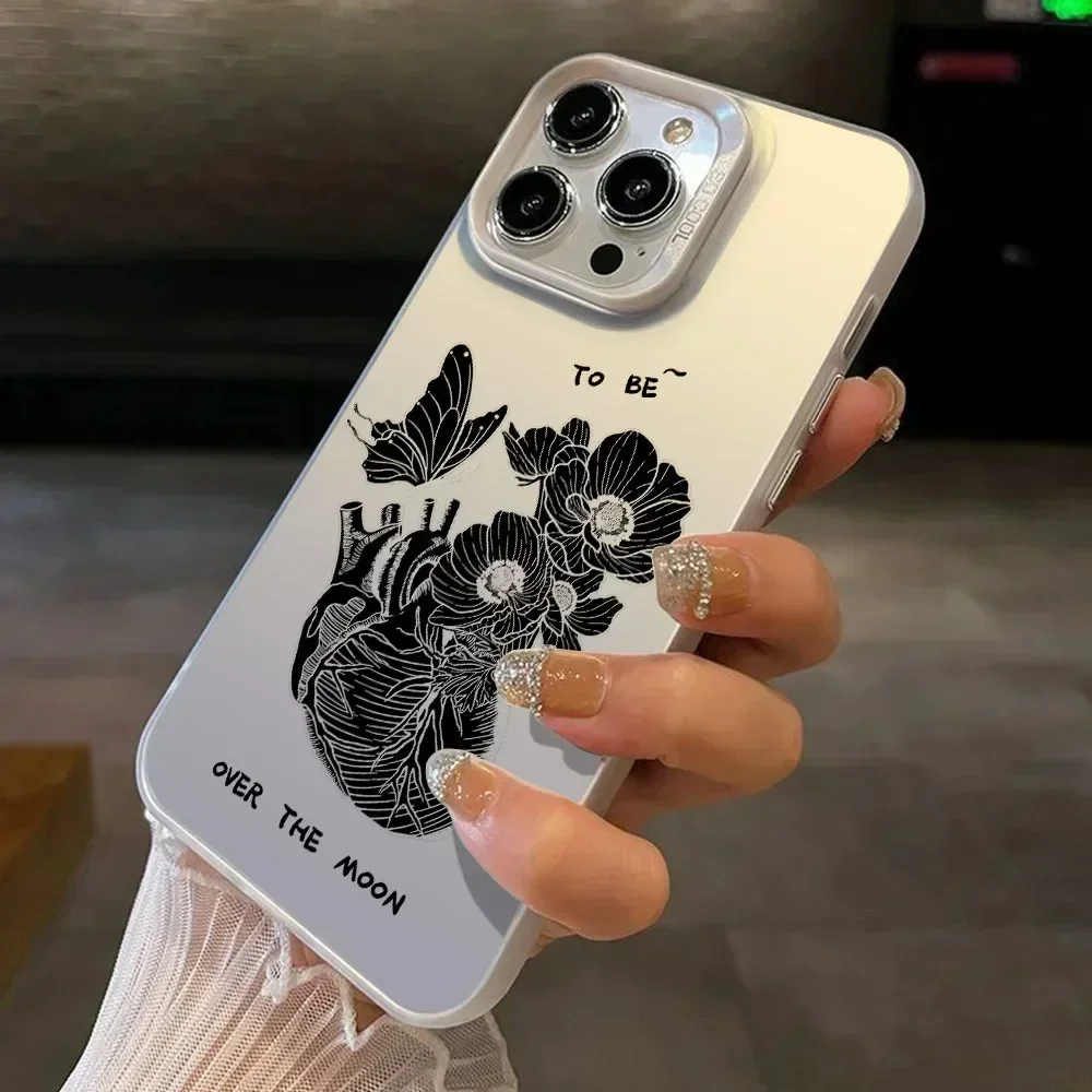 Luxury Floral Shockproof IMD Bumper Case