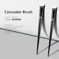 Kat Von D- Makeup Brush 35 Concealer Brush Soft Fiber Hair Elegant Black Handle Brand Makeup Brushes for Woman 1