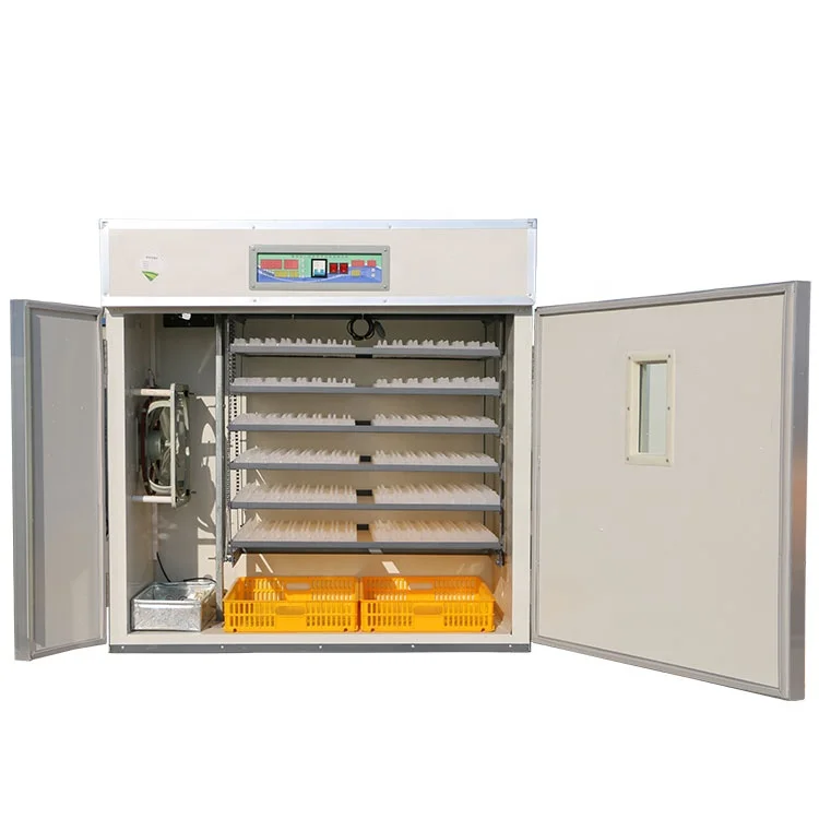

High hatching rate 1056 egg incubator with side fan multifunction incubator for sale