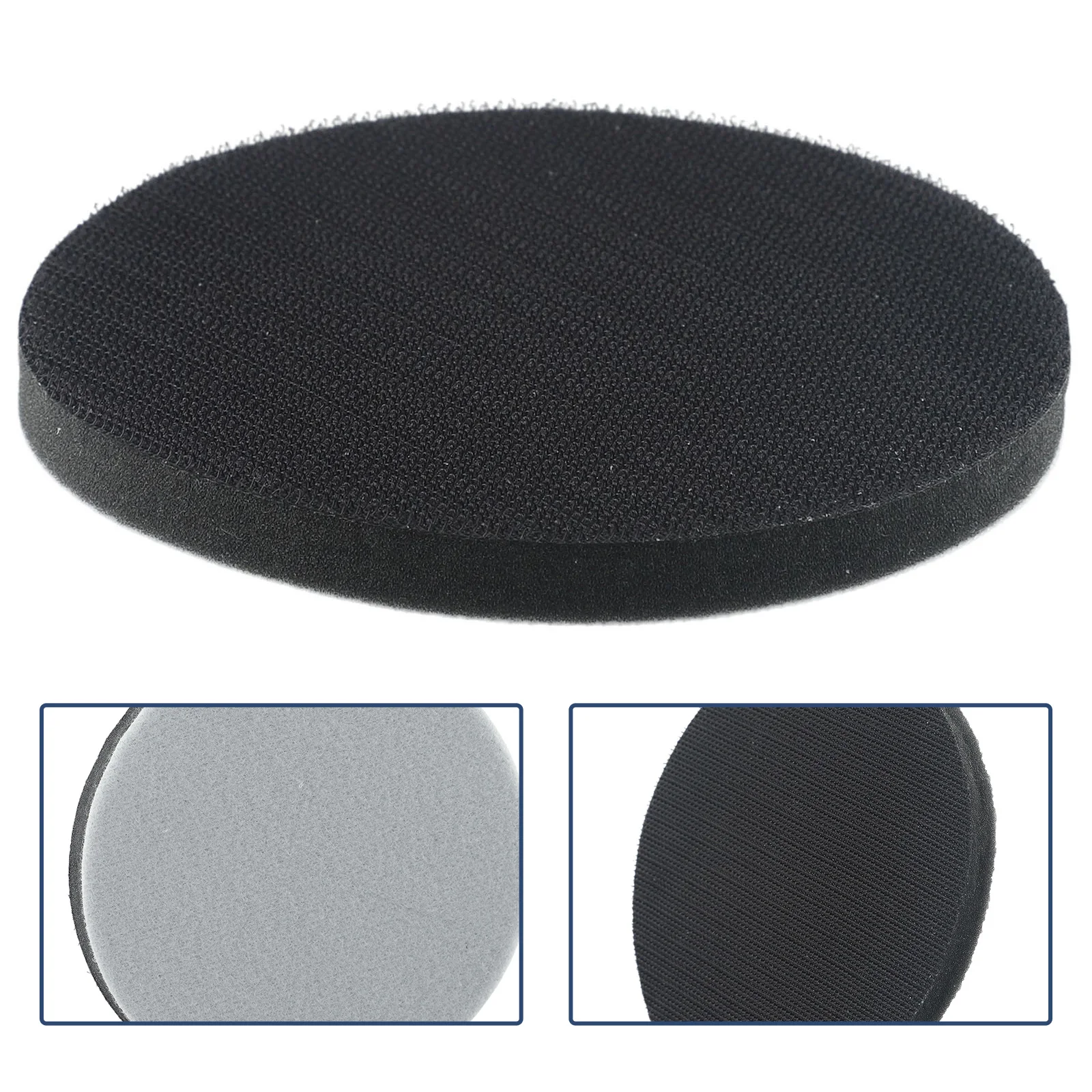 

5 Inch Hook And Loop Soft Foam Interface Sanding Disc Sander Buffer Backing Pad For Uneven Surface Polishing Tools High Quality