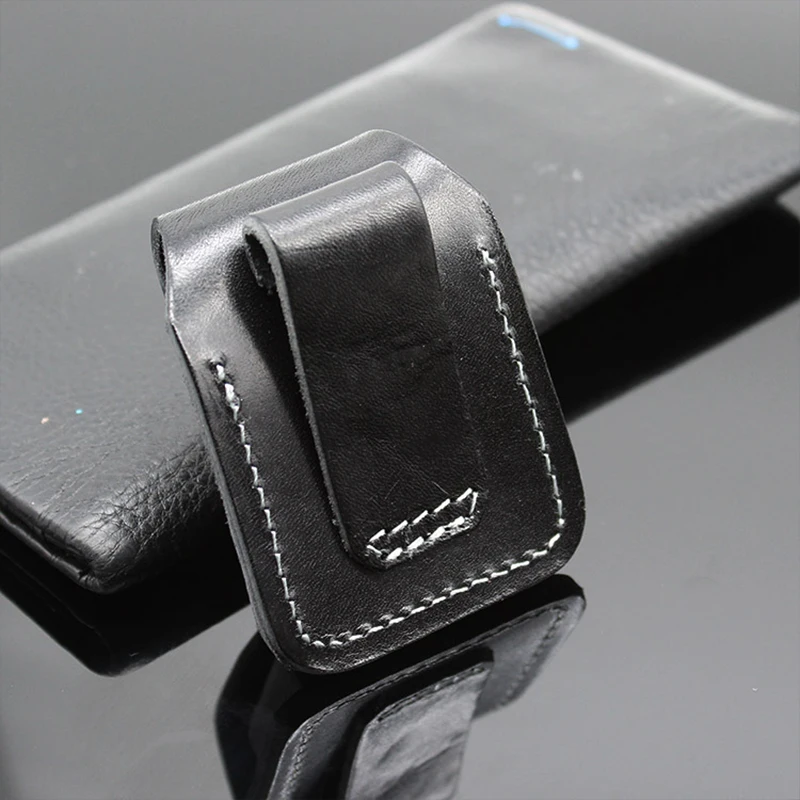 Elegant Handmade Leather Lighter Sheath - Premium Vintage Protection Case