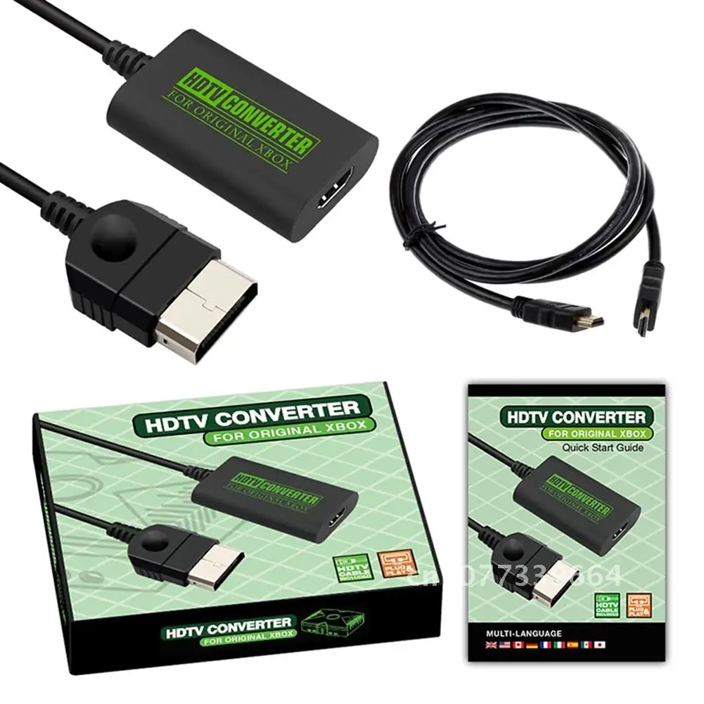 

Console HDMI-compatible Converter Original For Xbox Digital Video Audio Adapter for XBOX 480P 720P 1080i for HDTV Monitor