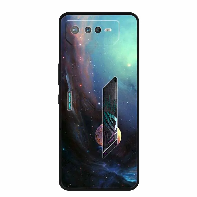Fashion Soft TPU Silicone Back Case for Asus ROG Phone - Trendy Protective Phone Cover Bumper