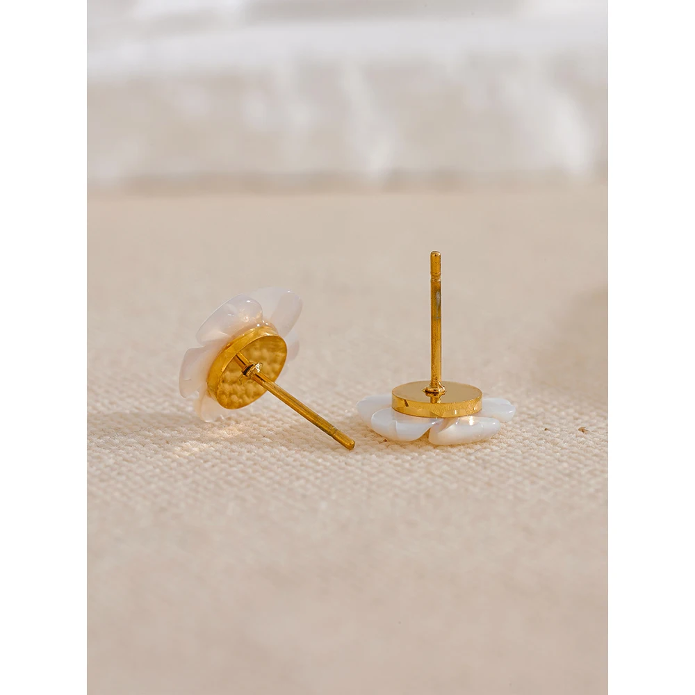 Yhpup Earrings Stainless Steel Women