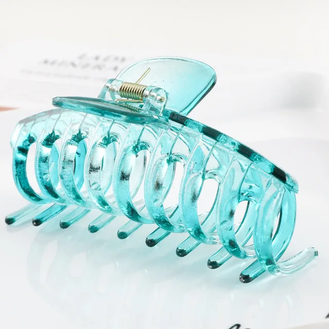 Hot Sale Solid Color Claw Clip Large Barrette Crab Hair Claws Bath Clip Ponytail Clip For Women Girls Hair Accessories Gifts S103-7-11cm