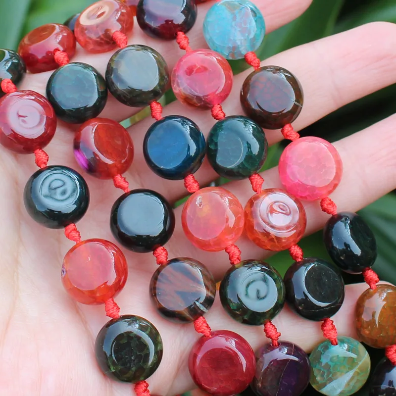 Cuentas De Jade Natural Para Hacer Joyas, Cuentas Redondas Pulidas De Piedra B 348913