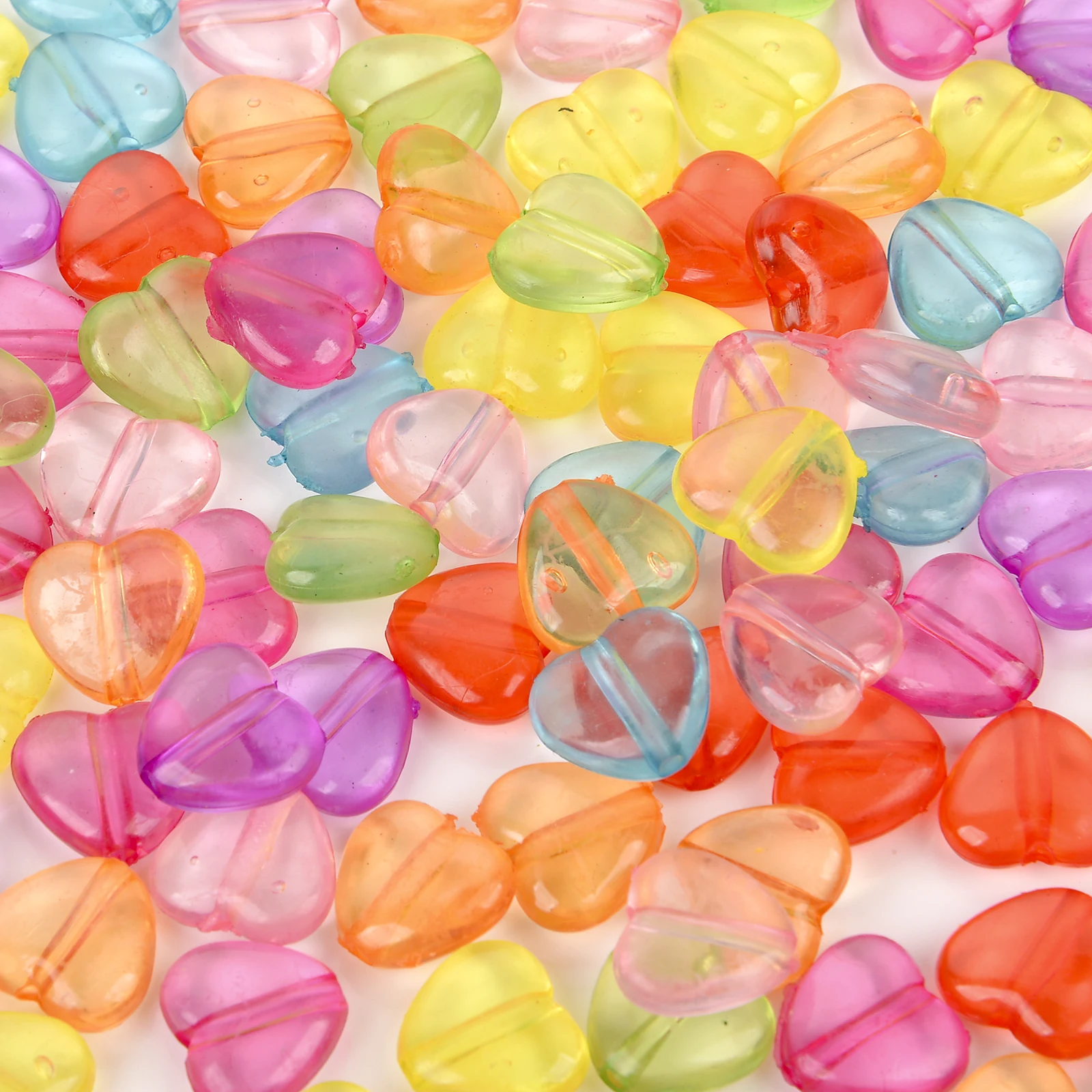 Acrylic Bracelet Accessories Acrylic Spacer Beads 11x12mm 20pcs/lot Heart Acrylic Aliexpress