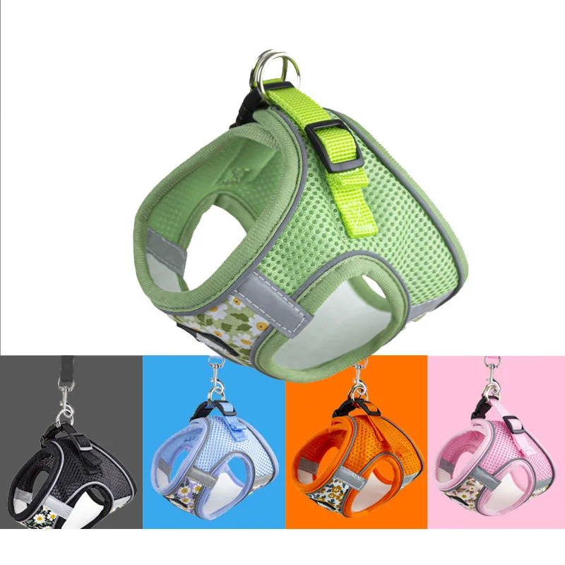 Breathable Mesh Harness And Leash 6