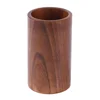 Dishwasher Cutlery Basket Wooden Barrel Pencil Holder Tableware Drainer Jujube Flatware Organizer 1