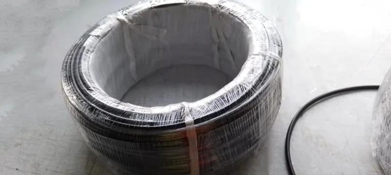 Description Picture 2 of item100M Decorative PVC Sheather Fiber optic cable Multi strands 42pcs*0.75mm in Black PE jacket PMMA Led Plastic String Light Decor