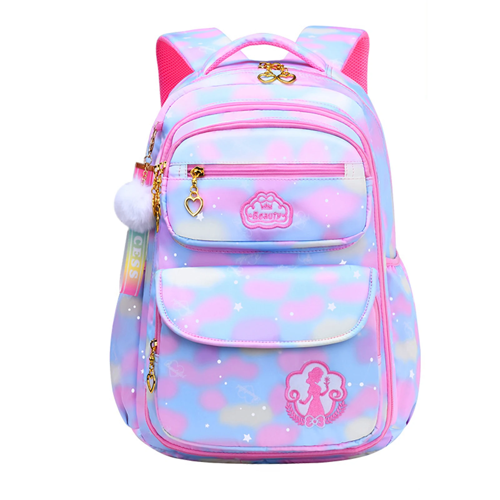 

Cartoon Backpack for Girls Students Breathable Load-relief Cartoon Pattern Bookbag for Students Bookbag Outdoor Daypack