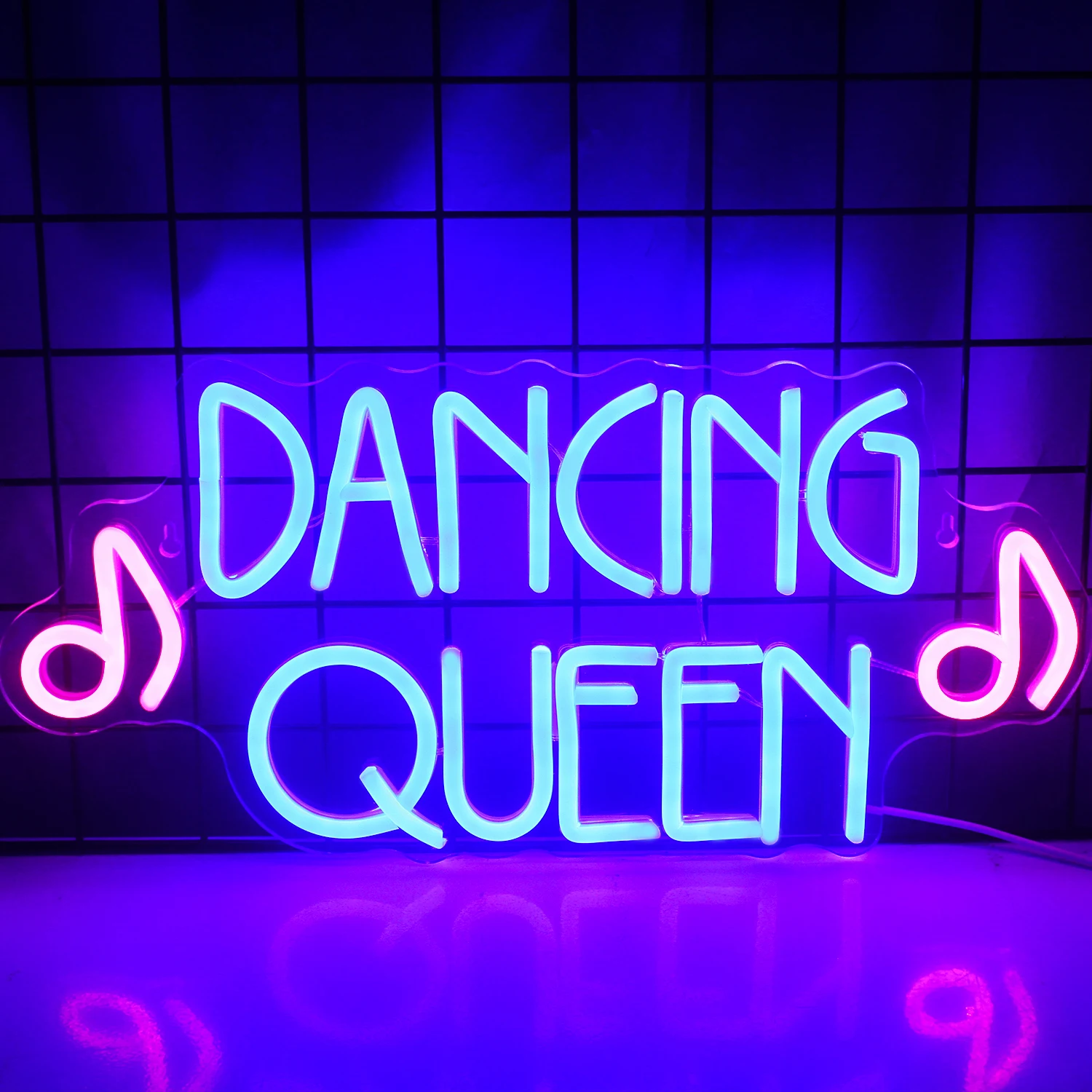 

Dancing Queen Neon Sign LED Room Wall Decor USB Powered With Switch Hanging Acrylic For Party Bar KTV Bedroom Art Logo Decor