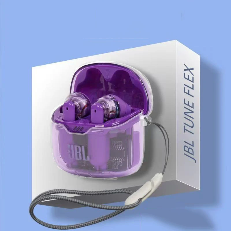 JBL TUNE FLEX 2 パープル JBL Tune Flex 2 Ghost Edition | 2ウェイハイブリッドノイズキャンセ